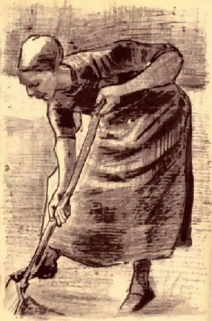 van Gogh Drawings: Woman Digging