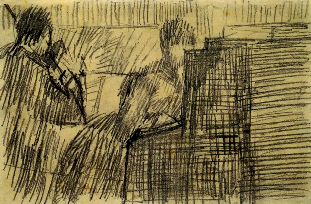 van Gogh Drawings: Woman Pianist And A Violinist