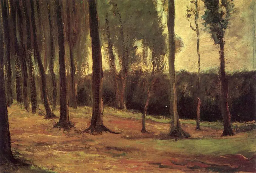 van Gogh Early Paintings 1881-83: Edge Of A Wood