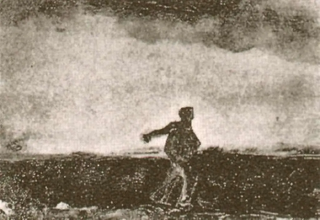 van Gogh Early Paintings 1881-83: The Sower Study