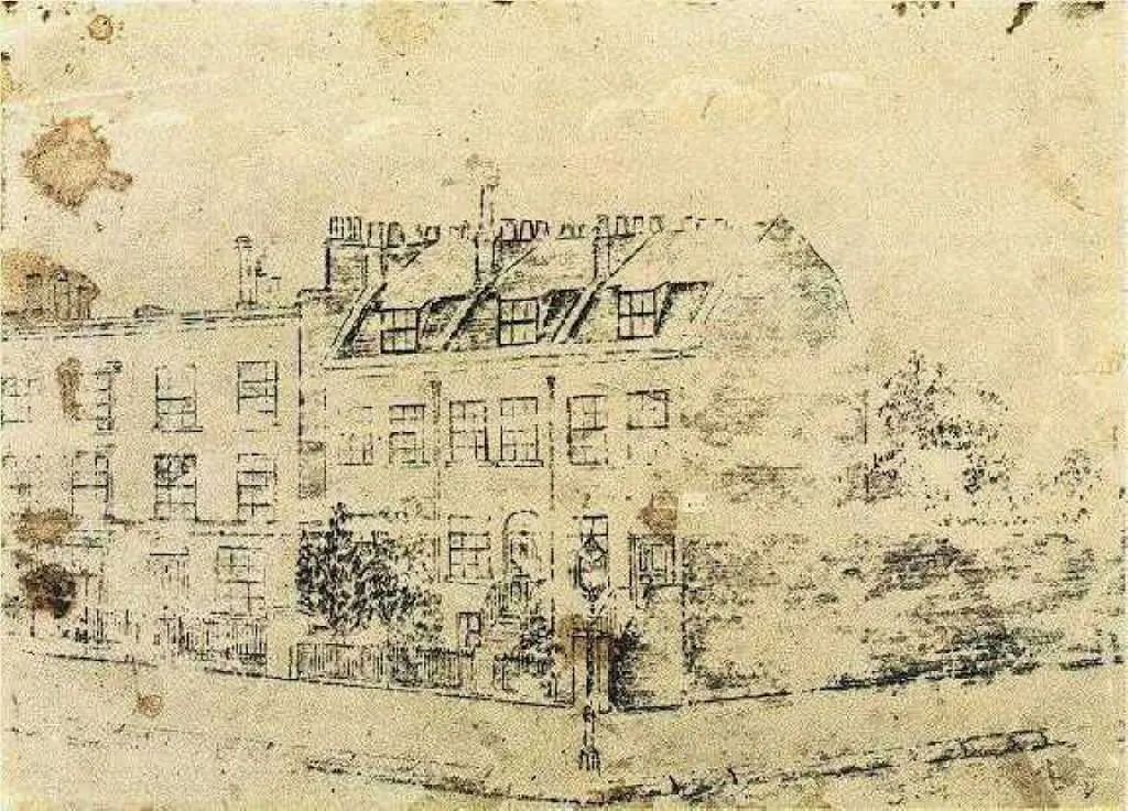 van Gogh Juvenilia: Boarding House On Hackford Road