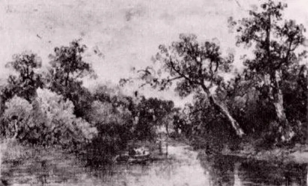 van Gogh Juvenilia: The Surroundings Of Croy Castle Near Aarle