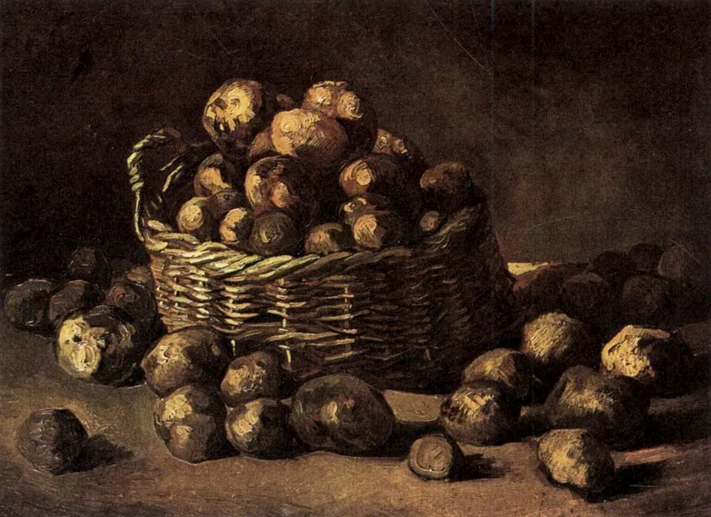 van Gogh Nuenen 1883-85: Basket Of Potatoes