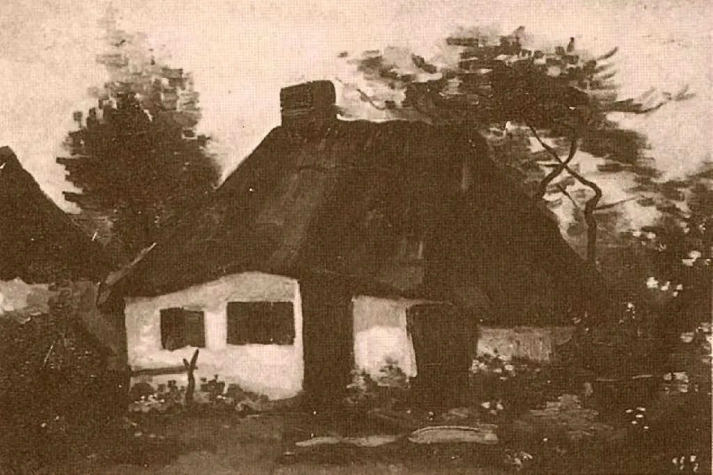 van Gogh Nuenen 1883-85: Cottage With Trees
