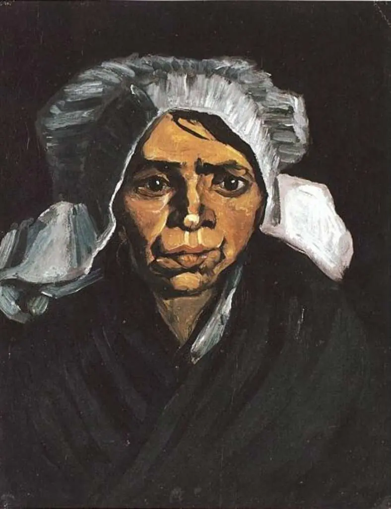 van Gogh Nuenen 1883-85: Head Of A Peasant Woman With White Cap4