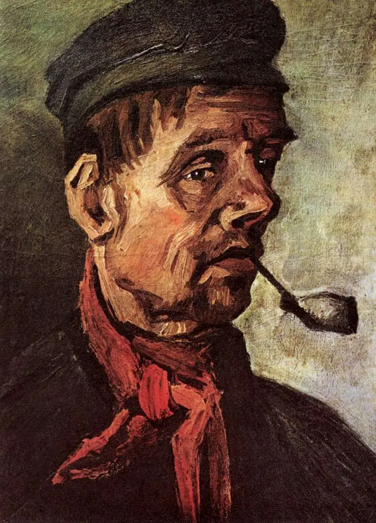 van Gogh Nuenen 1883-85: Head Of A Peasant With A Pipe