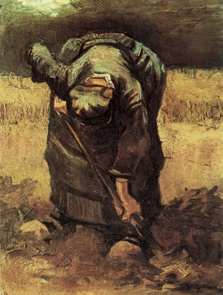 van Gogh Nuenen 1883-85: Peasant Woman Digging3