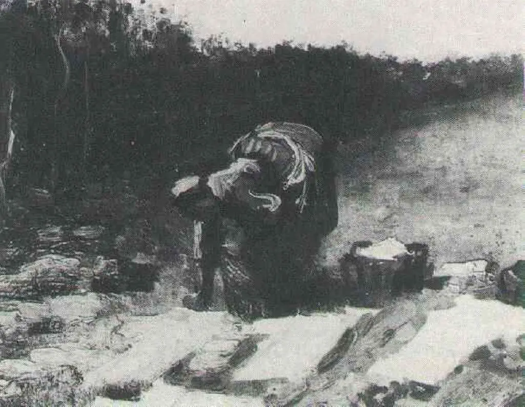 van Gogh Nuenen 1883-85: Peasant Woman Laundering