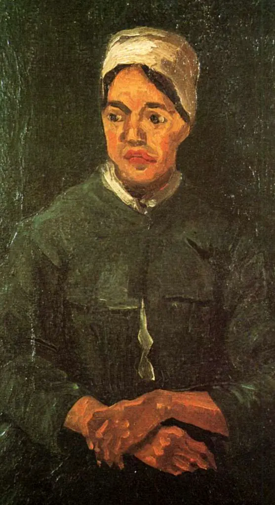 van Gogh Nuenen 1883-85: Peasant Woman Seated Half-figure