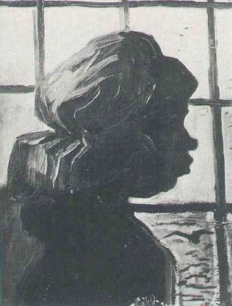van Gogh Nuenen 1883-85: Peasant Woman Seen Against The Window