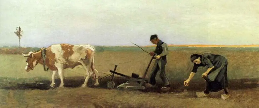 van Gogh Nuenen 1883-85: Potato Planting
