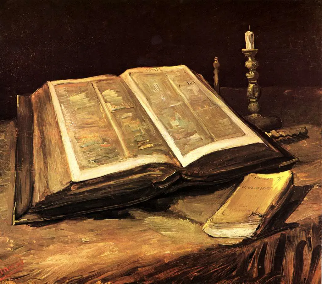 van Gogh Nuenen 1883-85: Still Life With Bible