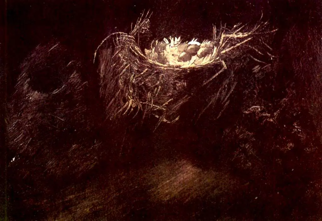 van Gogh Nuenen 1883-85: Still Life With Three Birds Nests2