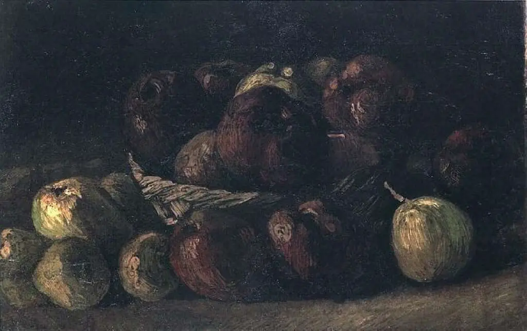 van Gogh Nuenen 1883-85: Still Life With A Basket Of Apples