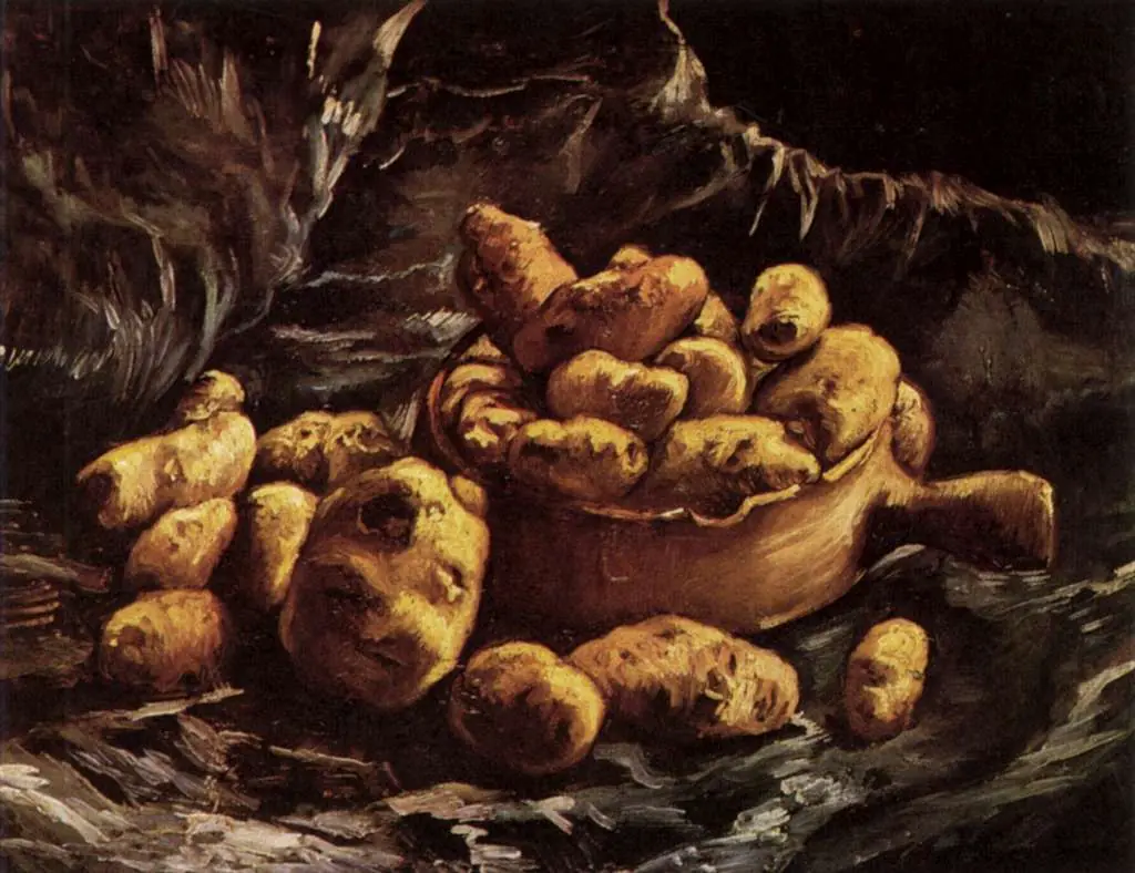 van Gogh Nuenen 1883-85: Still Life With An Earthen Bowl And Potatoes