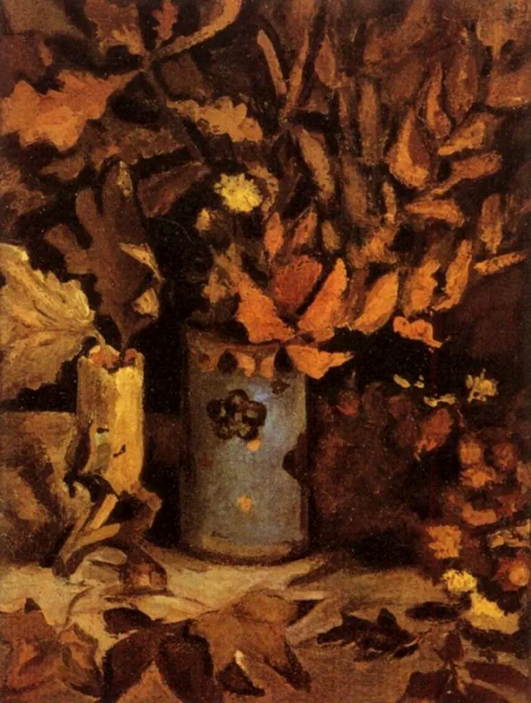 van Gogh Nuenen 1883-85: Vase With Dead Leaves