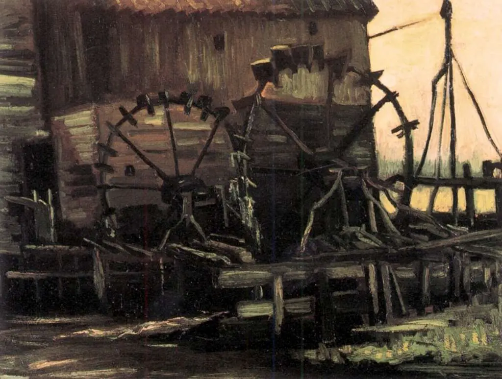 van Gogh Nuenen 1883-85: Water Mill At Gennep3
