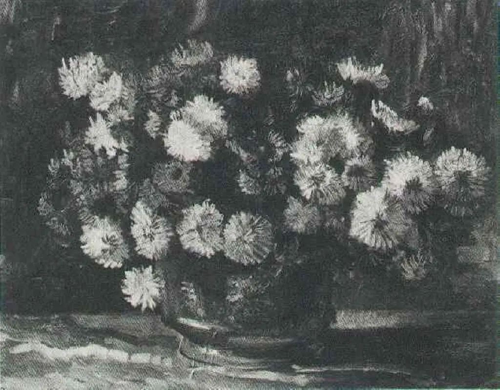 van Gogh Paris 1886-88: Bowl With Chrysanthemums