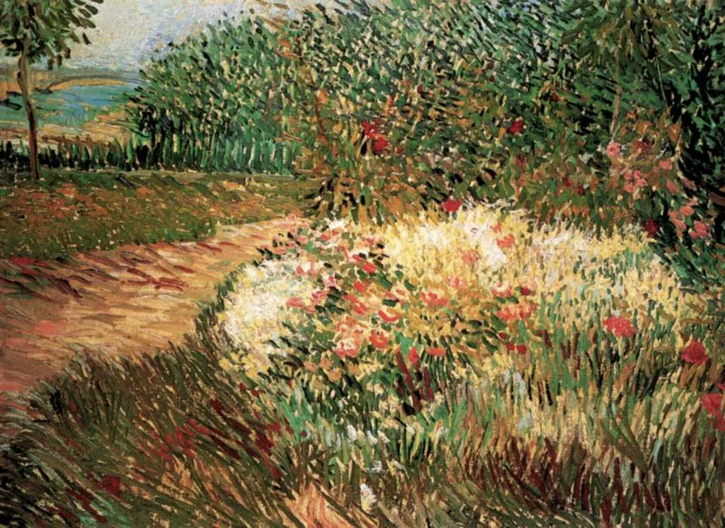 van Gogh Paris 1886-88: Corner Of Voyer D Argenson Park At Asnieres