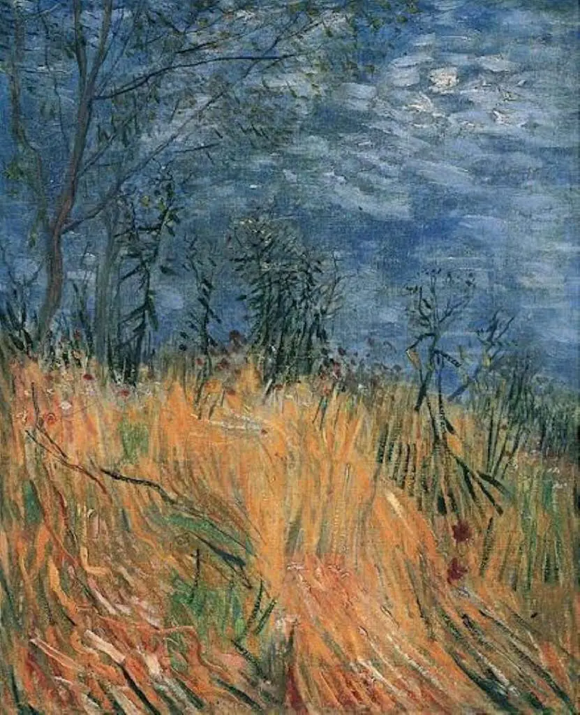 van Gogh Paris 1886-88: Edge Of A Wheatfield With Poppies