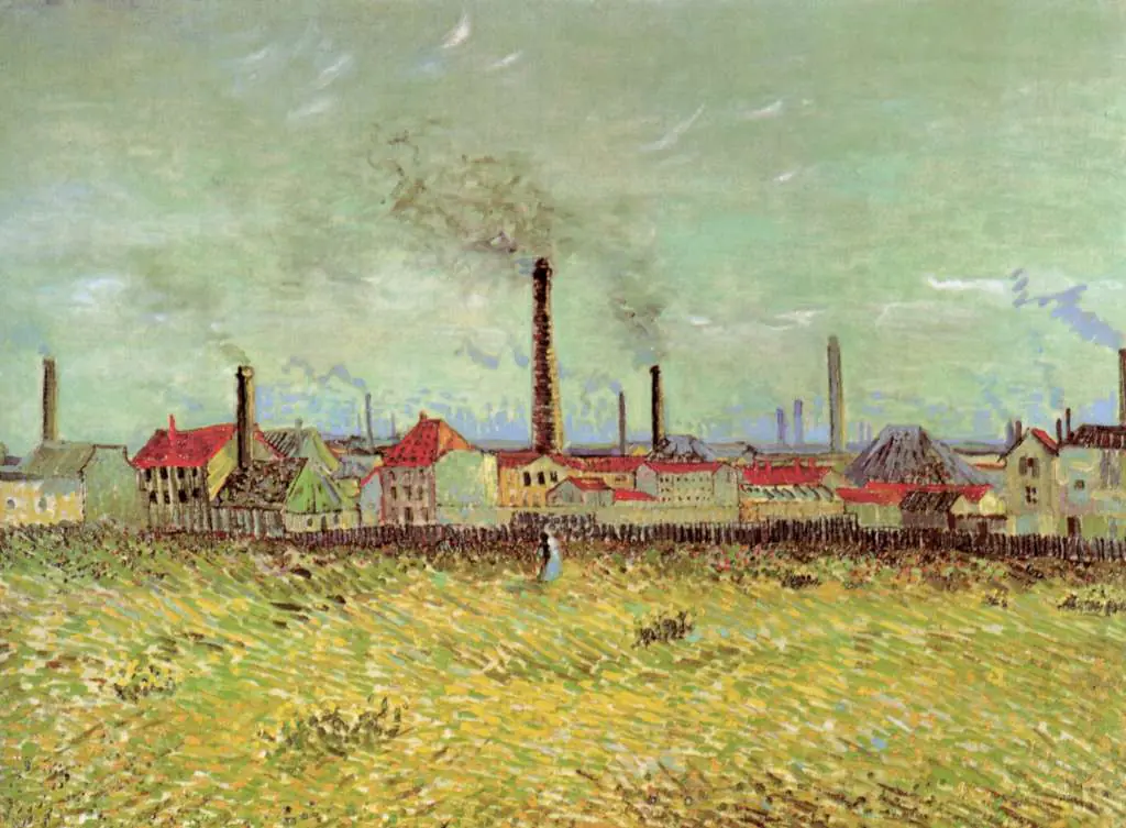 van Gogh Paris 1886-88: Factories At Asnieres Seen From The Quai De Clichy