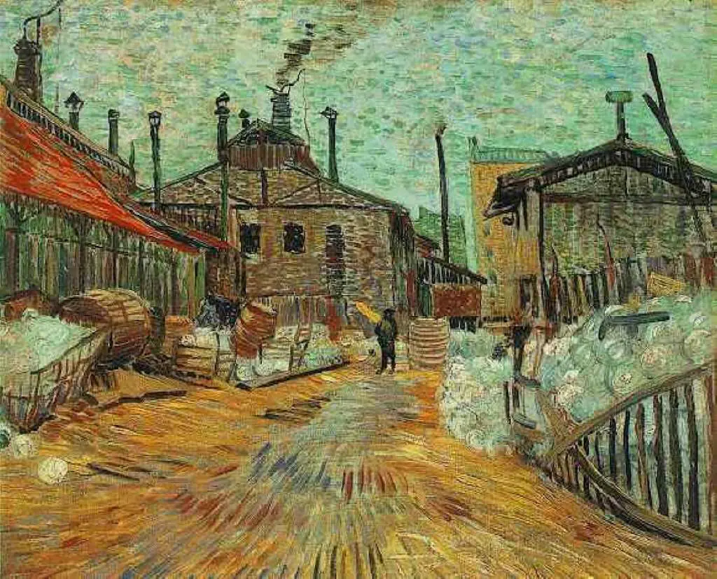 van Gogh Paris 1886-88: Factory At Asnieres