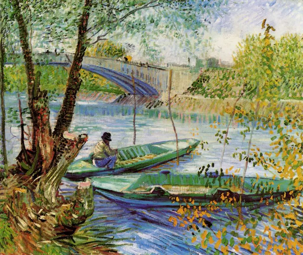 van Gogh Paris 1886-88: Fishing In Spring