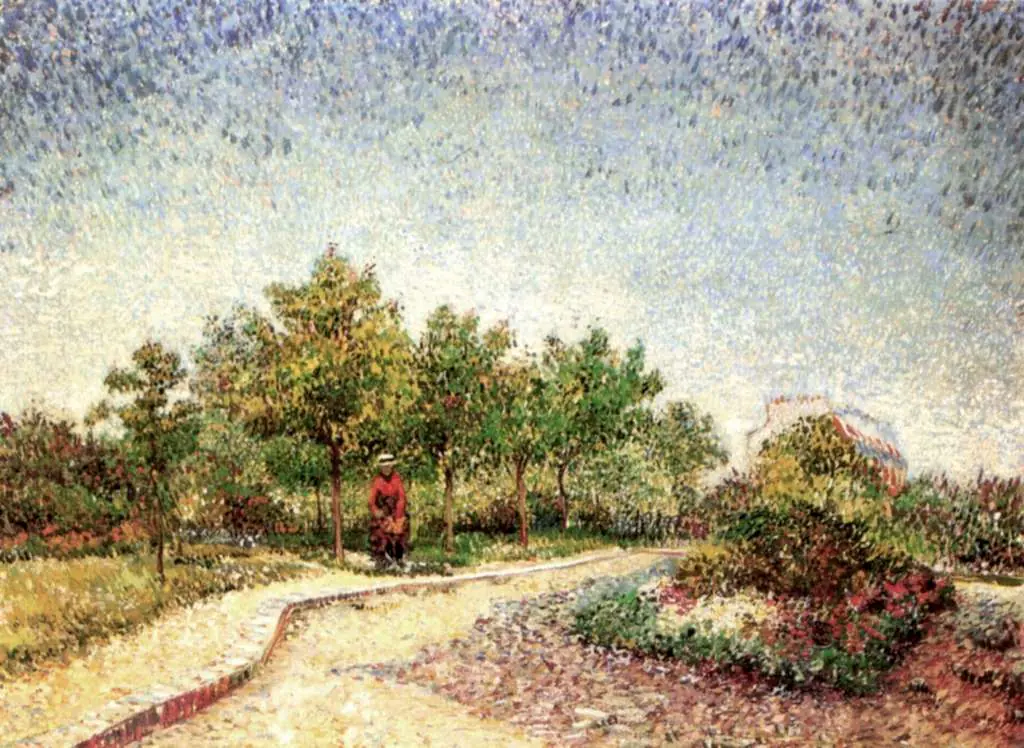 van Gogh Paris 1886-88: Lane In Voyer D Argenson Park At Asnieres