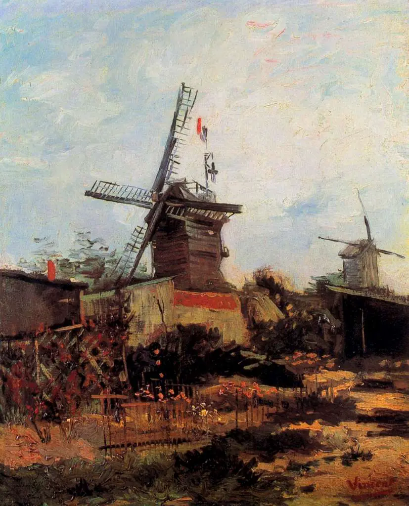 van Gogh Paris 1886-88: Le Moulin De Blute-fin