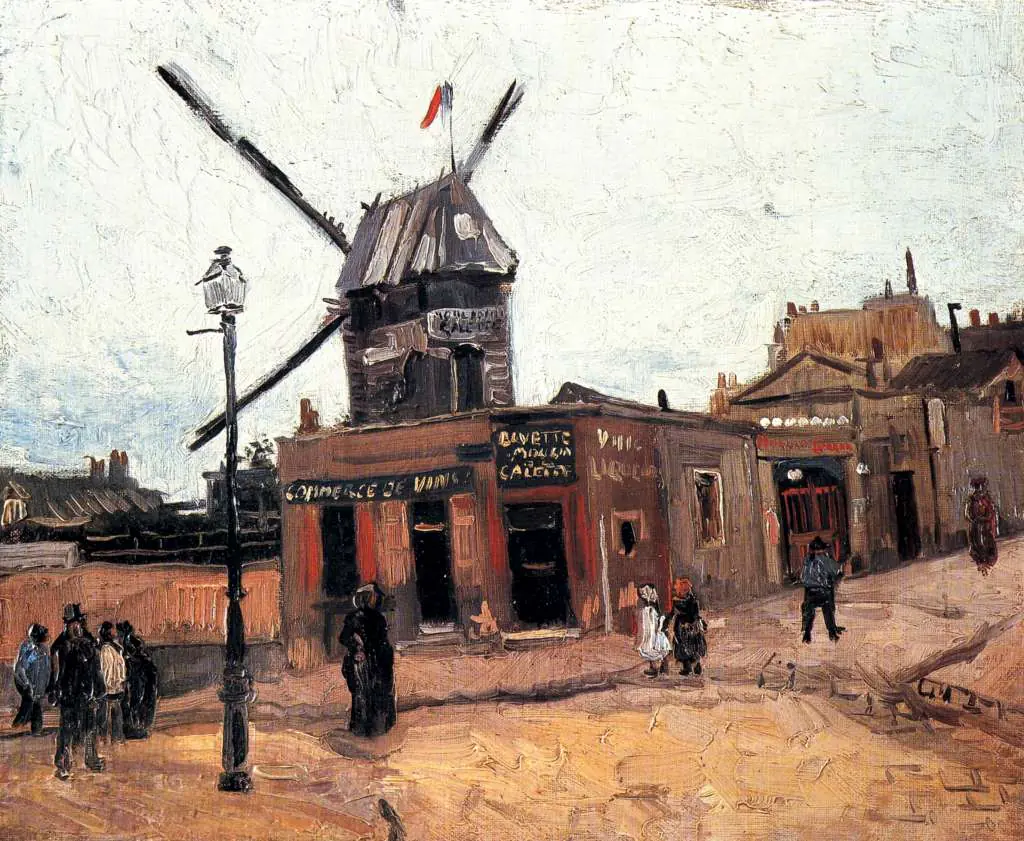 van Gogh Paris 1886-88: Le Moulin De La Galette6
