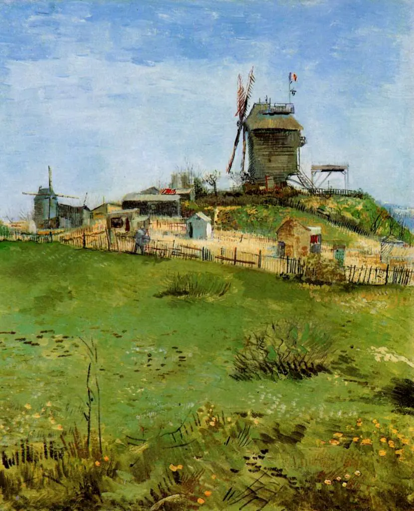 van Gogh Paris 1886-88: Le Moulin De La Galette7