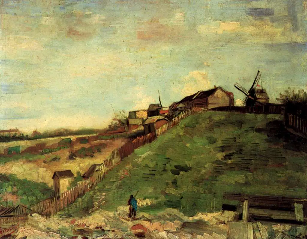 van Gogh Paris 1886-88: Montmartre Quarry The Mills