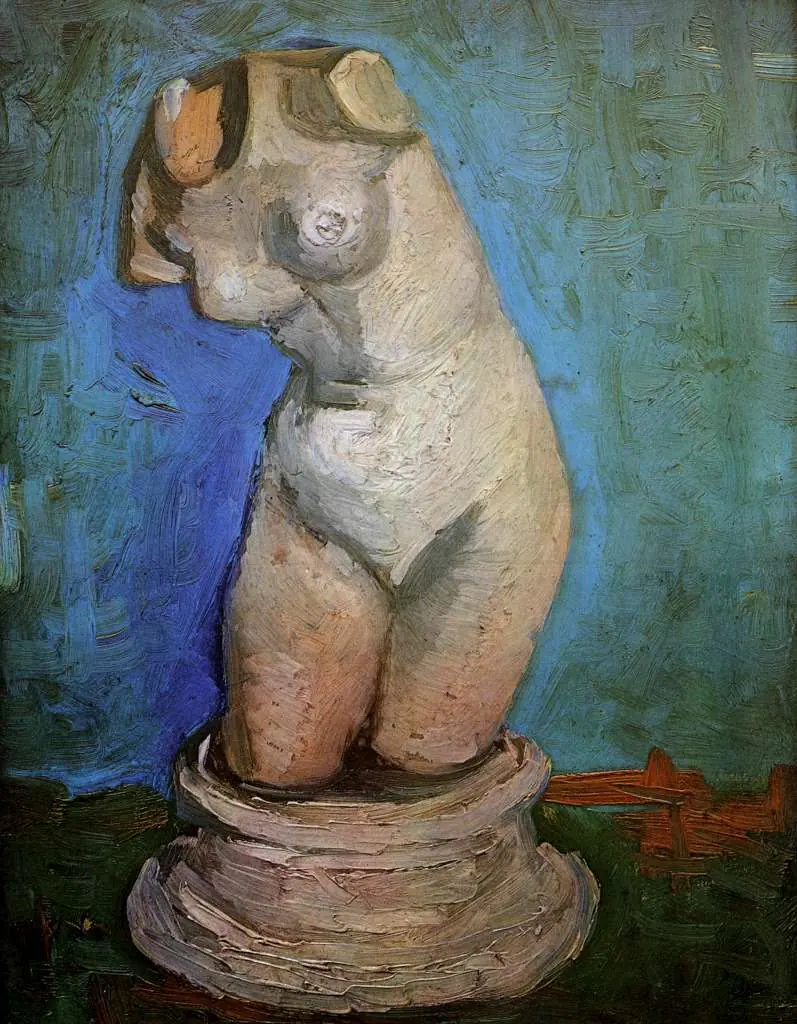 van Gogh Paris 1886-88: Plaster Statuette Of A Female Torso8