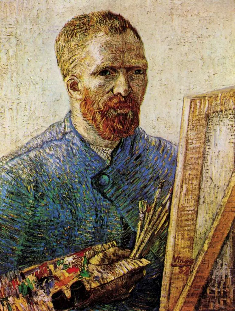 van Gogh Paris 1886-88: Self-portrait In Front Of The Easel