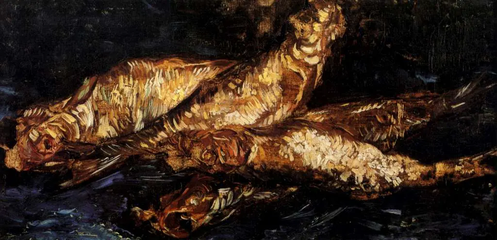 van Gogh Paris 1886-88: Still Life With Bloaters