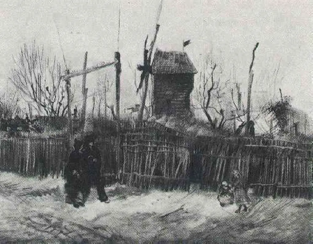 van Gogh Paris 1886-88: Street Scene In Montmartre