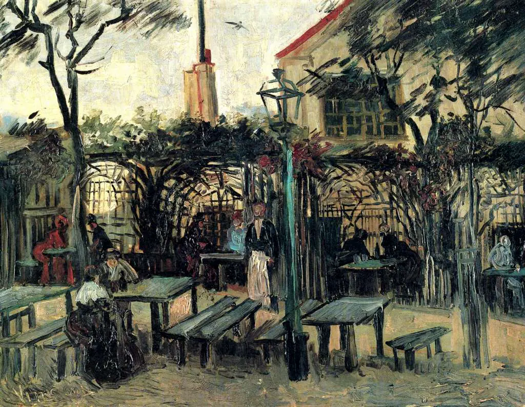 van Gogh Paris 1886-88: Terrace Of A Cafe On Montmartre La Guinguette