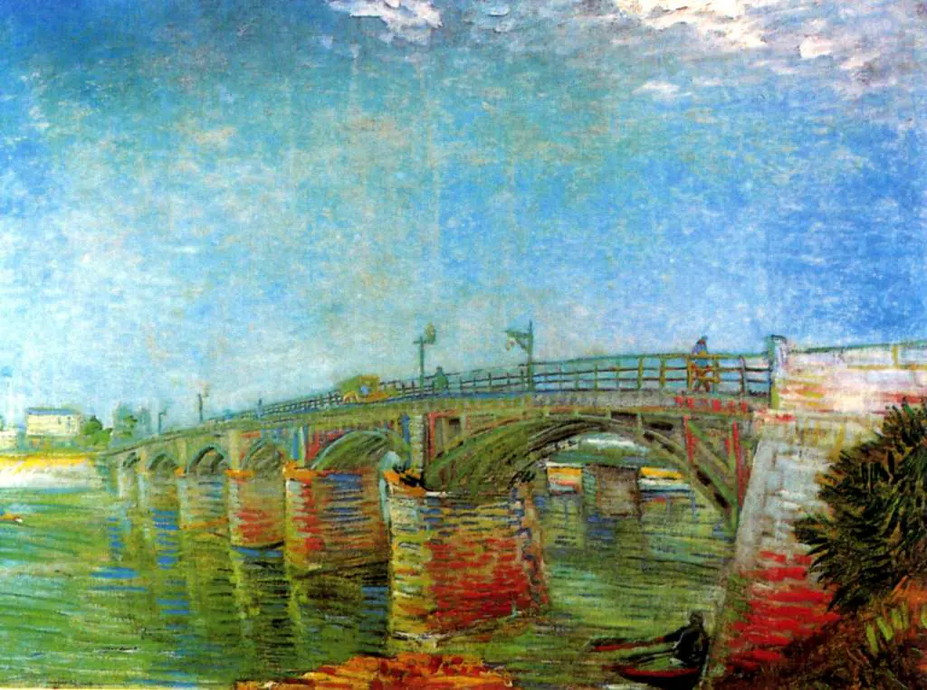 van Gogh Paris 1886-88: The Seine Bridge At Asnieres