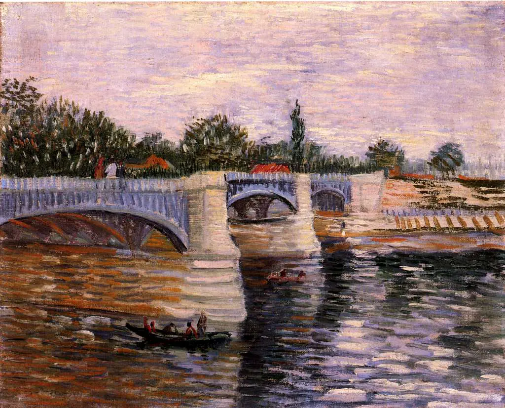 van Gogh Paris 1886-88: The Seine With The Pont De La Grande Jette