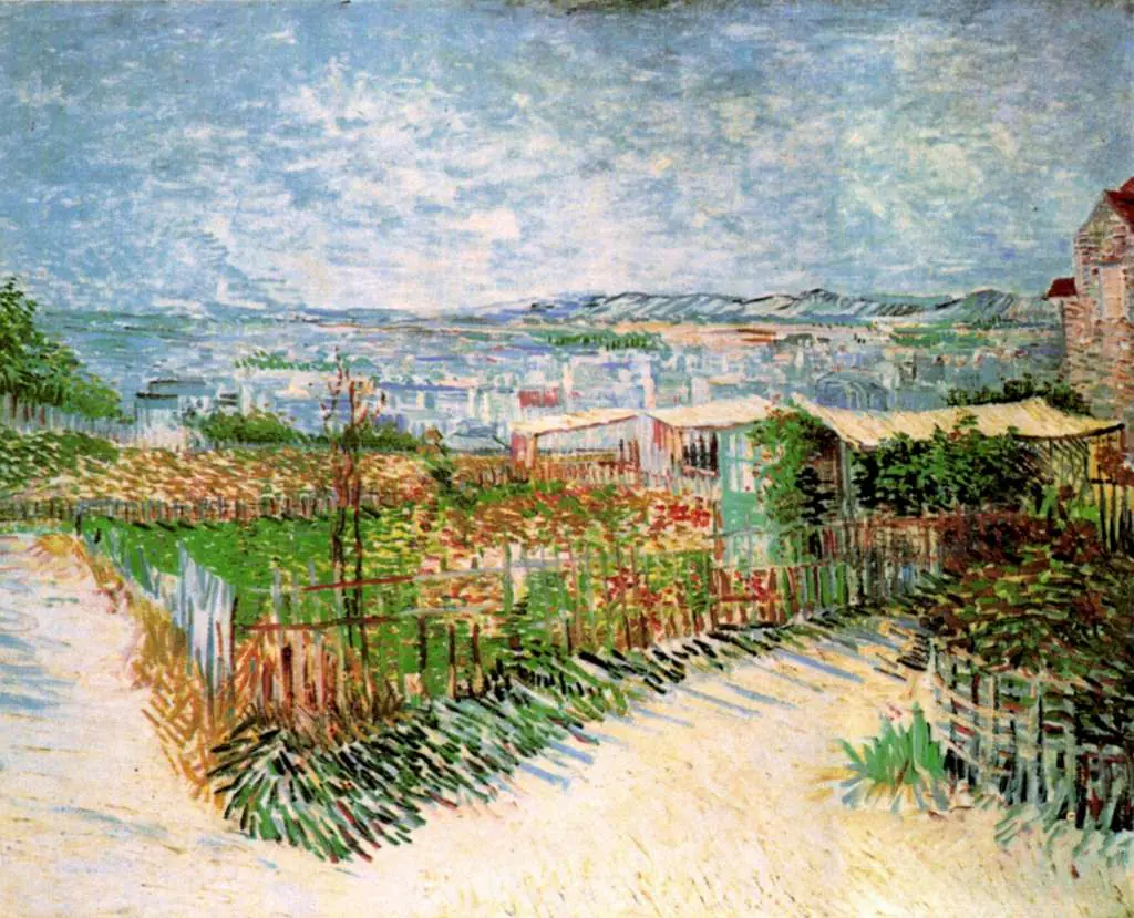 van Gogh Paris 1886-88: Vegetable Gardens At Montmartre