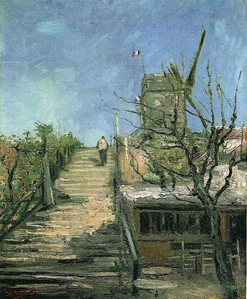 van Gogh Paris 1886-88: Windmill On Montmartre