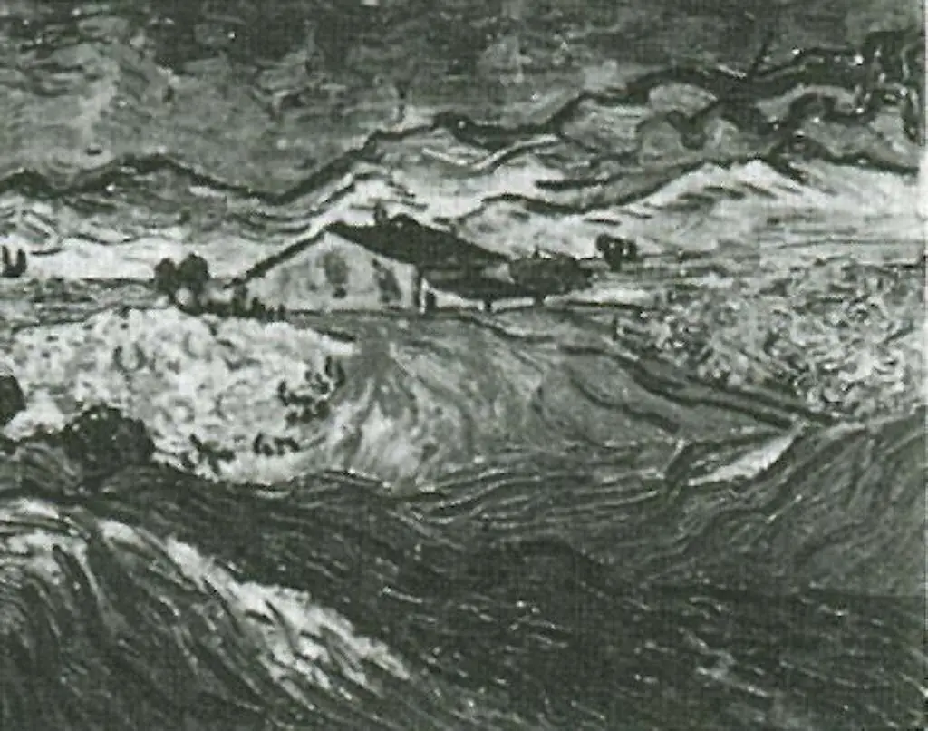van Gogh Saint Remy 1889-90: Landscape In The Neighbourhood Of Saint-remy