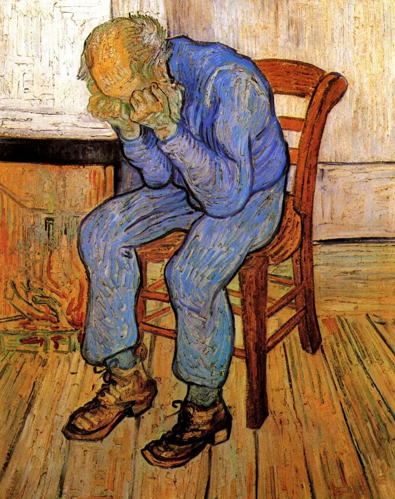 van Gogh Saint Remy 1889-90: Old Man In Sorrow On The Threshold Of Eternity