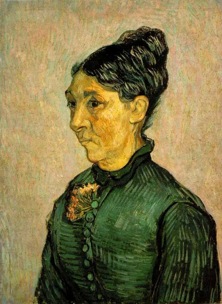 van Gogh Saint Remy 1889-90: Portrait Of Madame Trabuc