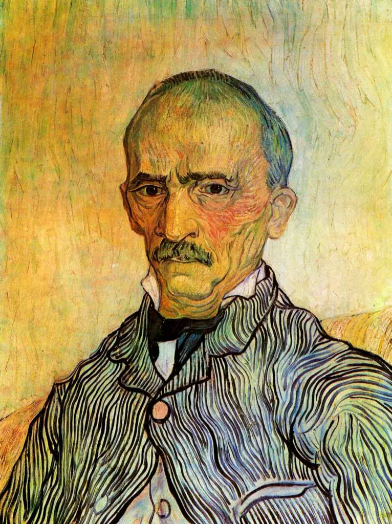van Gogh Saint Remy 1889-90: Portrait Of Trabuc An Attendant At Saint-paul Hospital