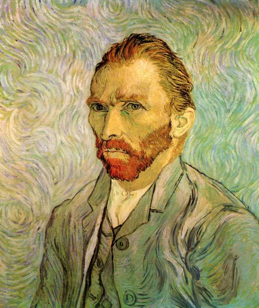 van Gogh Saint Remy 1889-90: Self-portrait3