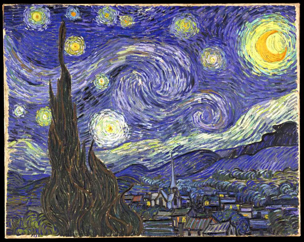van Gogh Saint Remy 1889-90: Starry Night