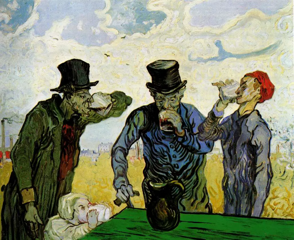 van Gogh Saint Remy 1889-90: The Drinkers