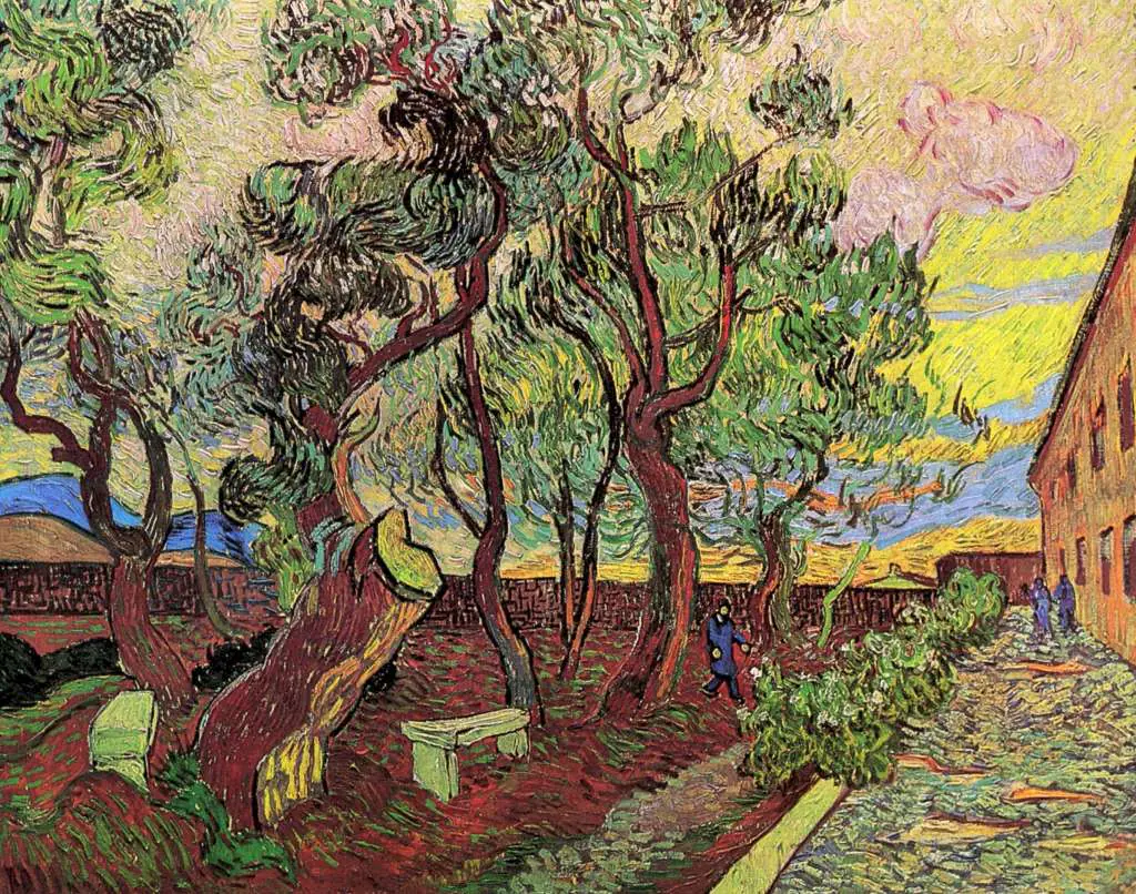 van Gogh Saint Remy 1889-90: The Garden Of Saint-paul Hospital4