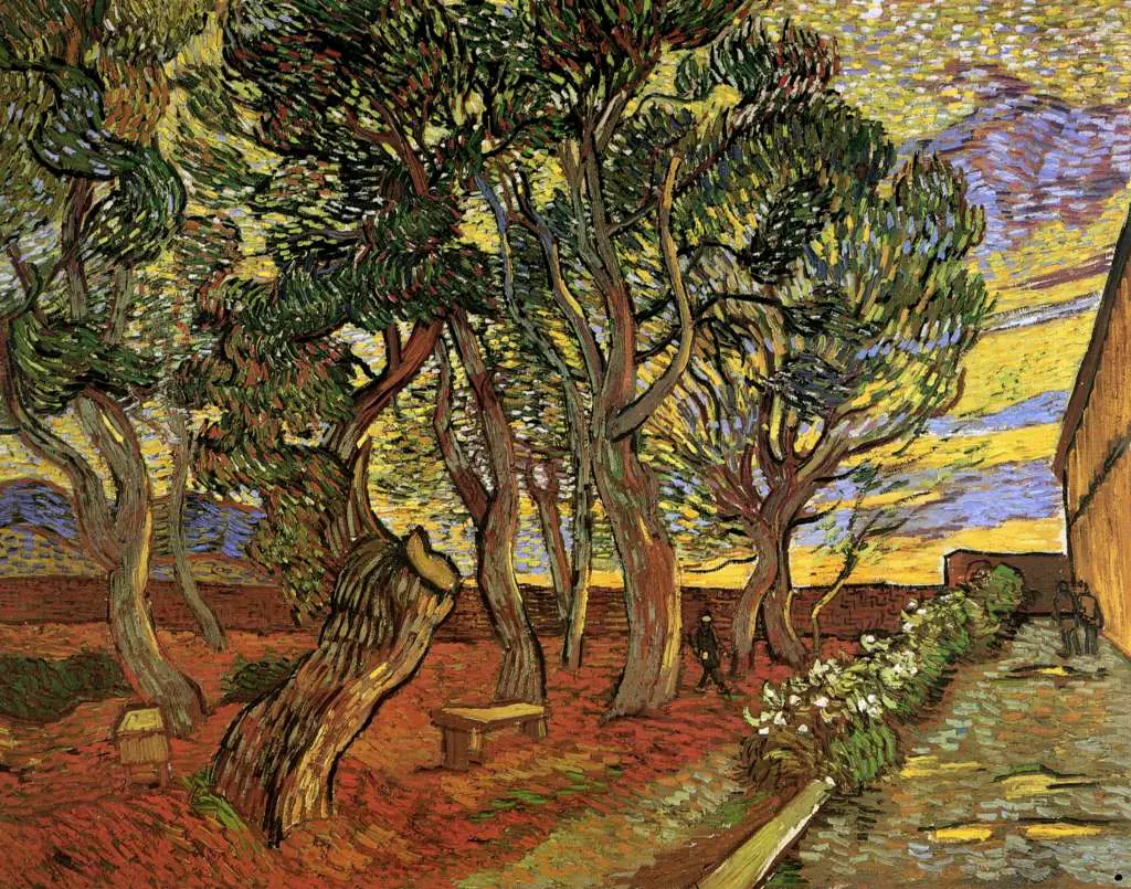 van Gogh Saint Remy 1889-90: The Garden Of Saint-paul Hospital5